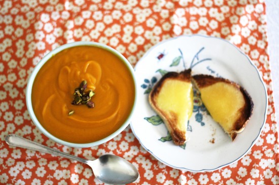 Pumpkin carrot soup with coconut milk | a splash of vanilla