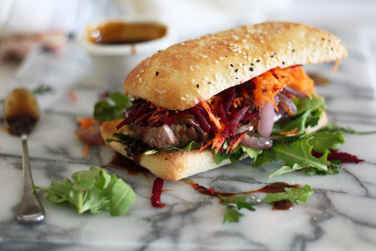 Bill Granger’s Asian inspired, marinated steak sandwich with homemade ...